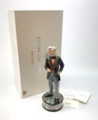 A limited edition Royal Doulton figurine, Michael Faraday HN5196, number 45/350, with box and certif