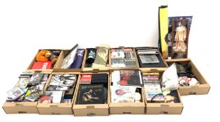 A very large collection of assorted Elvis Presley related memorabilia, to include books, records, CD