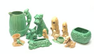 A collection of Sylvac pottery, comprising a graduated set of dogs, no 2951, 2950, 2938, four furthe