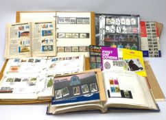 Great British mostly mint pre and post decimalisation stamps and various first day covers many with