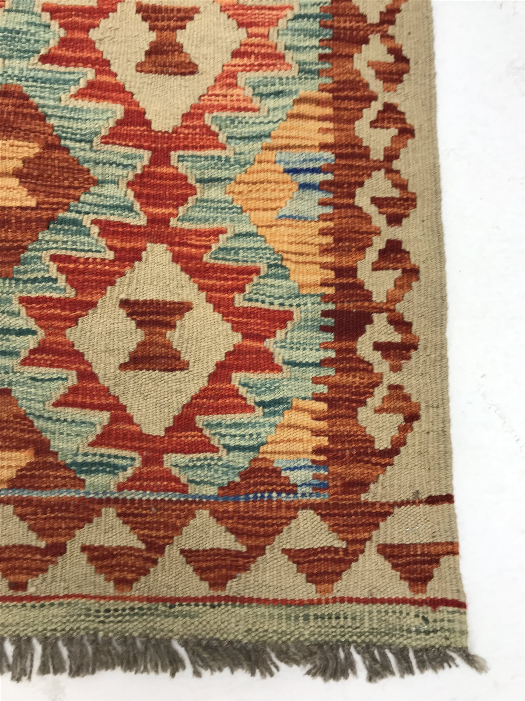 Choli Kilim beige ground rug, 120cm x 84cm - Image 2 of 3