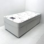 Dreams Iris 3� divan bed, single drawers, W93cm, H63cm, L192cm