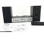 Cambridge A5 integrated audio amplifier and pair Gale speakers