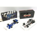 Paul's Model Art Minichamps - two 1:18 scale die-cast models of F1 racing cars comprising Tyrrell 00