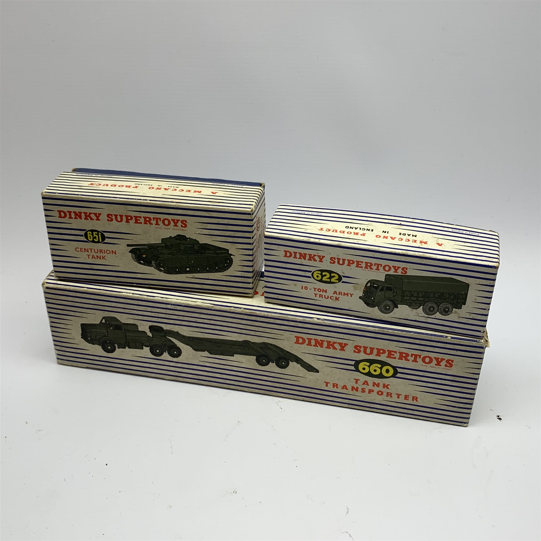 Dinky - Thornycroft Mighty Antar Tank Transporter No.660, boxed with internal packaging; Centurion T - Image 4 of 9