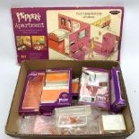 Palitoy Pippa Apartment, boxed, and quantity of boxed and loose furniture including bathroom and kit