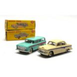 Dinky - Nash Rambler with windows No.173 and Austin A105 Saloon with blue flash and windows No.176,