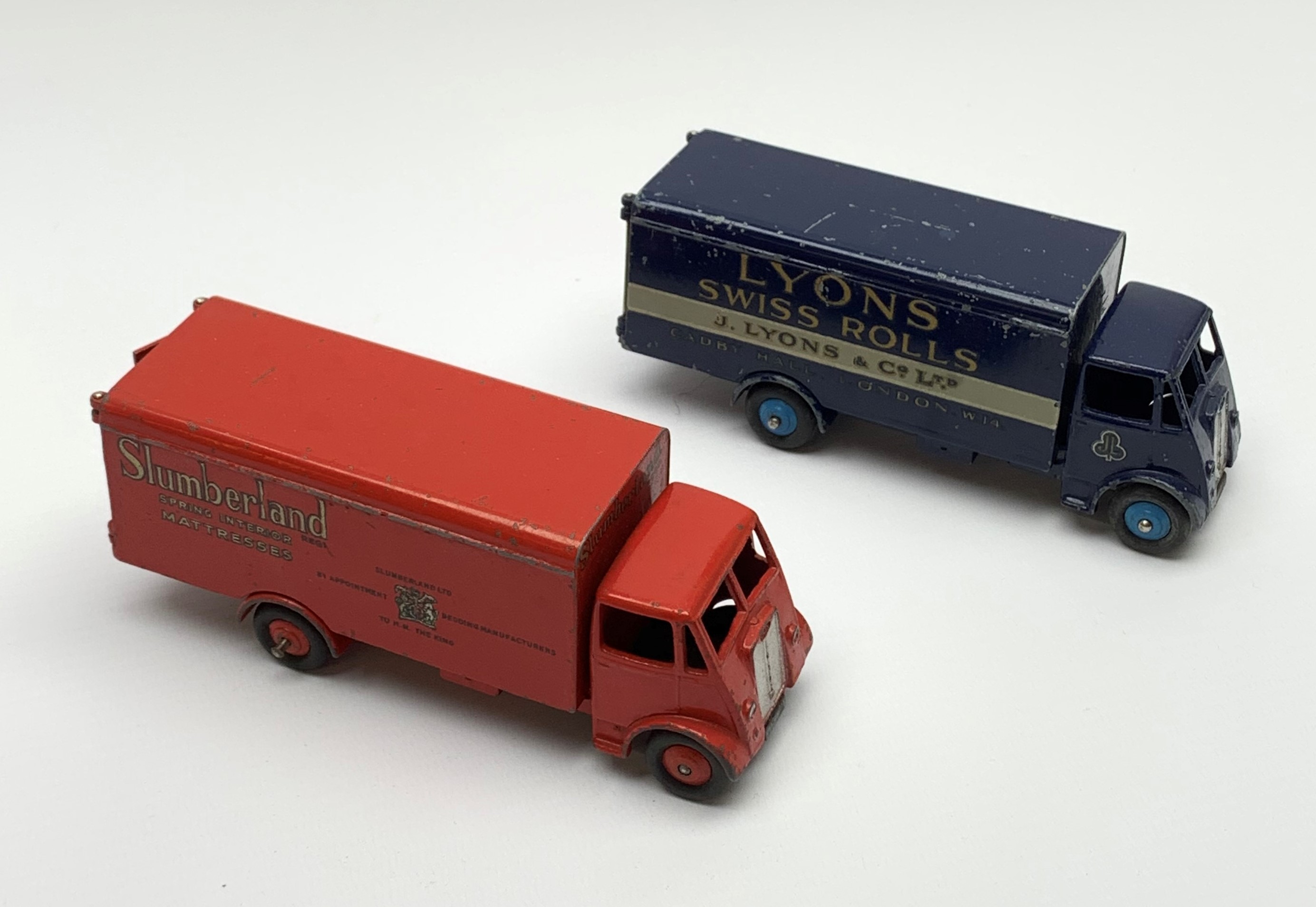 Dinky - two Guy Vans No.514 for Slumberland Mattresses and Lyons Swiss Rolls, both boxed (2) - Image 5 of 7