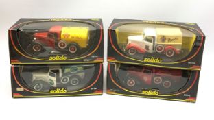 Four Solido Prestige die-cast models of Ford Pick-Up trucks with various liveries, all boxed (4)