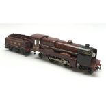 Hornby '0' gauge - three-rail electric 4-4-2 locomotive and tender 'Royal Scot' No.6100, fitted with