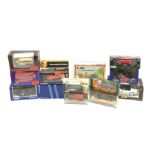 Thirteen modern die-cast models including Corgi '007' Ford Mustang Mach 1, Leicester-Swansea Removal