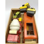 Tonka - large scale day camper van, cement mixer, Trencher, two steam rollers and small tipper truck