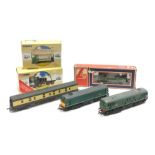 '00' gauge - Lima Class J50 0-6-0 locomotive No.8920, boxed; Lima passenger coach; Hornby Class 25 D