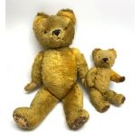 Mid-20th century English teddy bear, the plush covered body with inoperative growler mechanism, app