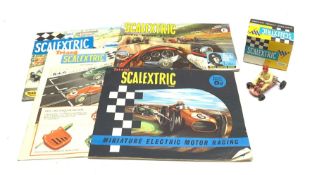 Scalextric - 1960s go-kart, boxed with internal packaging; and four early catalogues comprising firs