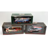 UT Models - three 1:18 scale die-cast models in the McLaren Collection comprising F1 GTR Le Mans Rap