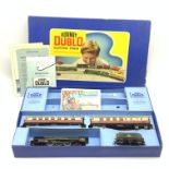 Hornby Dublo - EDP12 passenger train set with three-rail BR Duchess Class 4-6-2 locomotive 'Duchess