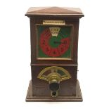 Great Central Railway signal box mahogany cased block indicator, titled 'Up Goods Independent', sta