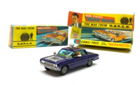 Corgi - The Man From U.N.C.L.E. 'Thrush-Buster' in dark blue with yellow interior No.497, boxed with