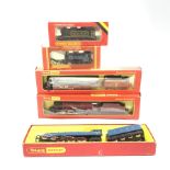 Hornby '0' gauge - five locomotives comprising Princess Class 4-6-2 'Princess Elizabeth' No.6201, Br