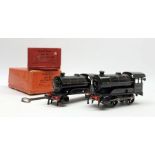 Hornby '0' gauge - clockwork No.50 0-4-0 tender locomotive No.60199; and another for spares or repai