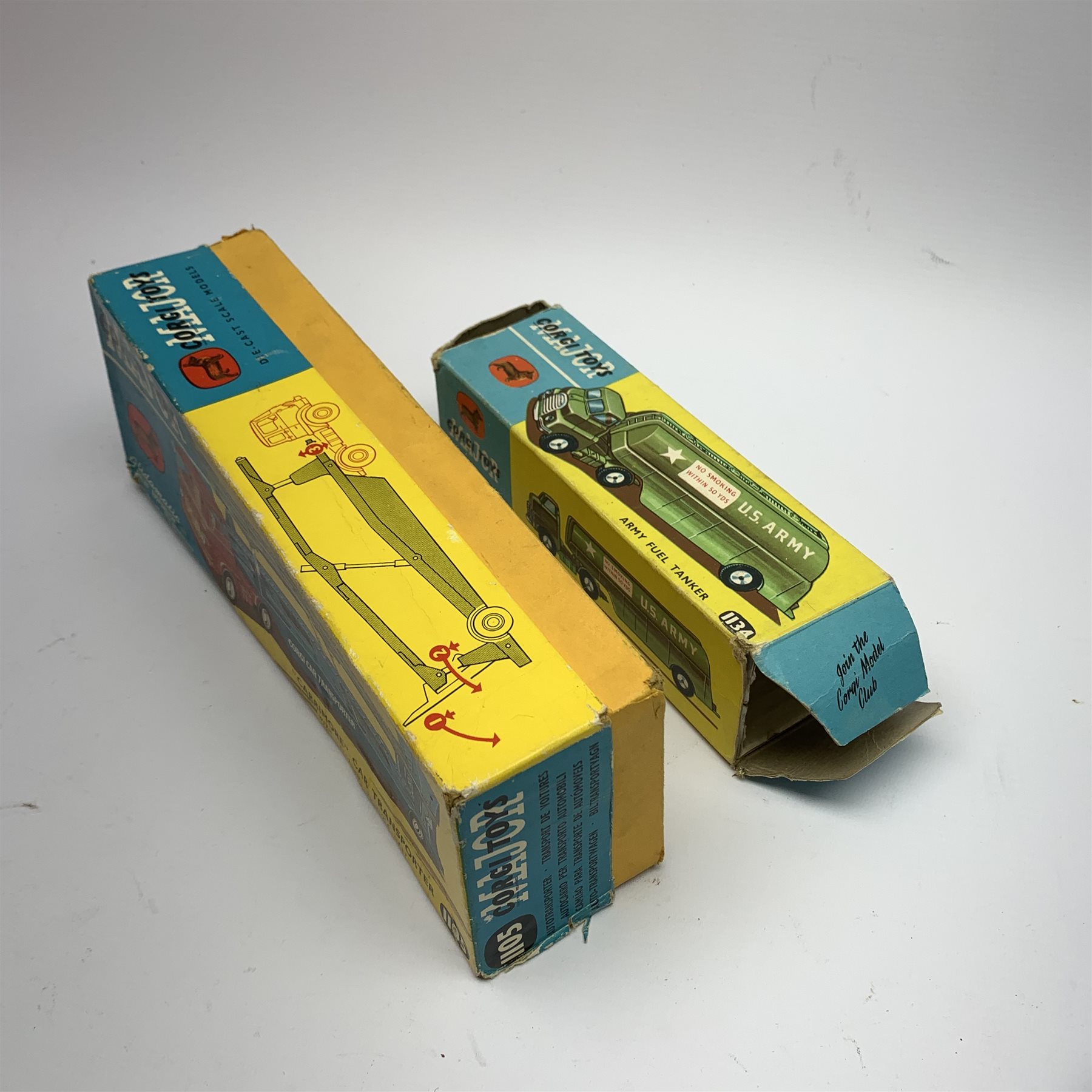 Corgi - U.S. Army Fuel Tanker No.1134, boxed with inner packaging; and 'Carrimore' Car Transporter N - Image 5 of 8