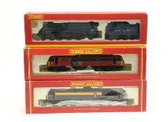 Hornby '00' gauge - three locomotives comprising limited edition 75th Anniversary Class 86 Diesel Bo