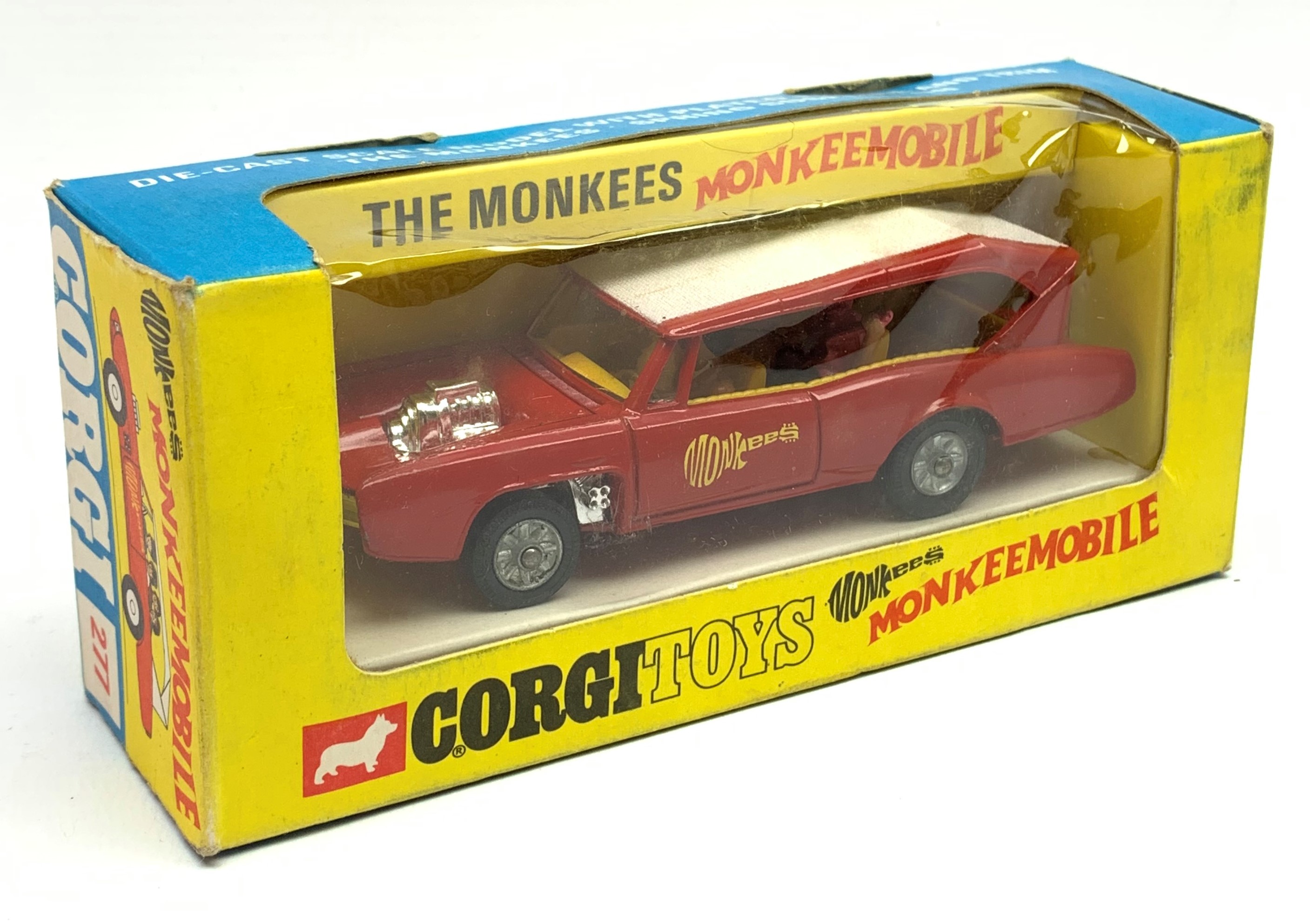 Corgi - Monkeemobile No.277, boxed with all four figures and inner display stand