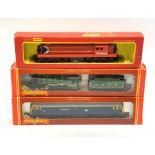 Hornby '00' gauge - three locomotives comprising special edition Class 47 Diesel Co-Co 'The Queen Mo