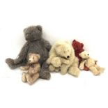 Five Gund teddy bears, comprising two large examples first edition The Bear Necessity 9541 256/500,