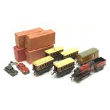 Hornby '0' gauge - M1 0-4-0 tender locomotive No.3435 with key, unboxed, three boxed and one loose P