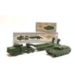 Dinky Supertoys- Thornycroft Mighty Antar Tank Transporter No.660 in box with internal packaging, an