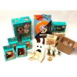 Wallace & Gromit - Boots torch with interchangeable heads, radio and Sandcastle Money Box, all boxe