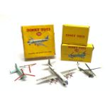Dinky - Vickers Viscount Air Liner No.706, Bristol 173 Helicopter No.715 and French Helicoptere Siko