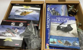 Two Corgi Aviation Archive 1:72 scale die-cast models of Westland Sea King HAR.3 helicopter and Hawk