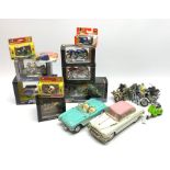 Various makers - sixteen die-cast models of motorcycles by Britains, Welly, Saico etc, ten boxed; Bb