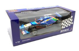 Paul's Model Art Minichamps - 1:18 scale die-cast model of Benetton-Renault F1 Six Fois Champion Du