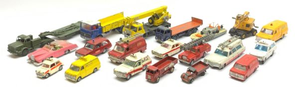 Dinky - twenty unboxed and playworn models including early lorries, Lady Penelope Fab 1, Foden lorry