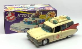 Kenner Ghostbusters ECTO-1 vehicle, boxed with inner and outer packaging and paperwork
