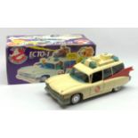 Kenner Ghostbusters ECTO-1 vehicle, boxed with inner and outer packaging and paperwork