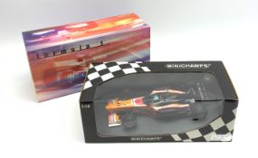 Paul's Model Art Minichamps - limited edition 1:18 scale die-cast model of 1999 Arrows A20 F1 racing