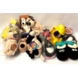 Wallace & Gromit - Boots Gromit and Shaun slippers, two Gromit Raincoat Rucksacks, two Shaun Nightw