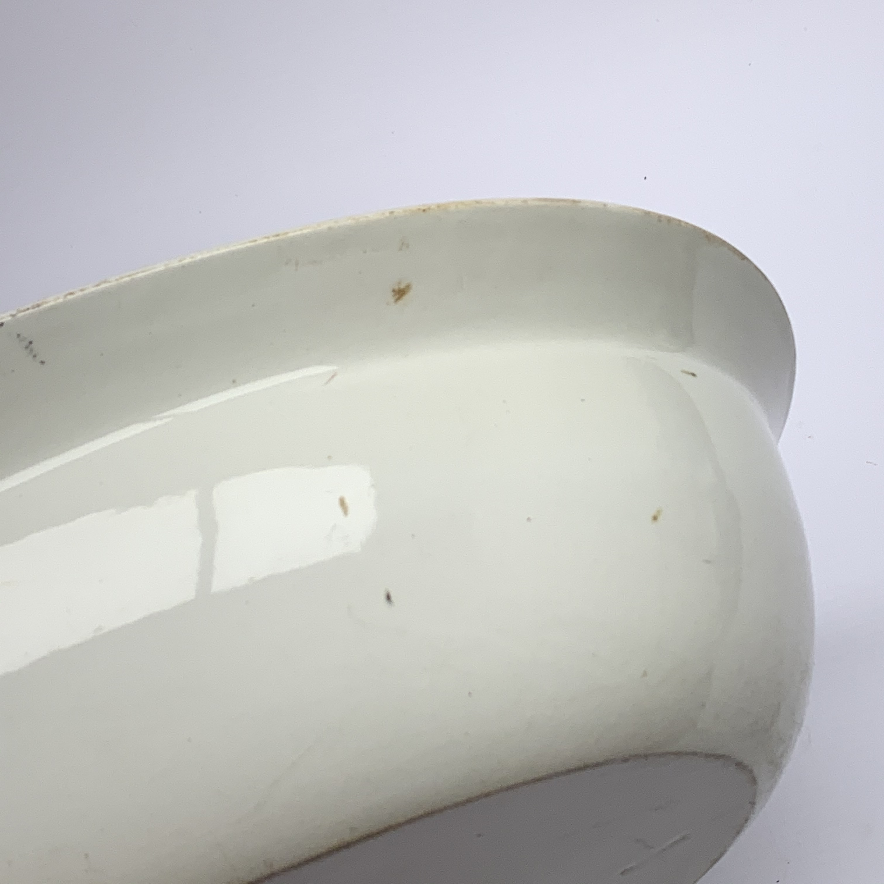 Early 20th century Mintons white glazed oval bowl bearing LNER monogram L35cm - Image 10 of 11