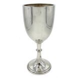 Silver cup by William Neale & Son Ltd, Birmingham 1930, H19cm, approx 5.5oz