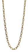 9ct gold chain necklace hallmarked, approx 10.4gm