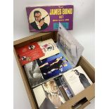 Eight James Bond calendars 2003-10 (two 2004 but lacking 2005), four LP records for Goldfinger and G
