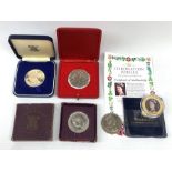 King George VI 1951 Festival of Britain crown coin, Queen Elizabeth II 1974 Seychelles ten rupees in