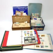 World stamps in albums and loose including Czechoslovakia, Poland, Cuba, Ireland, Malta, New Zealand