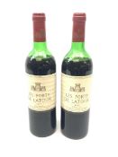 Les Forts de Latour Pauillac 1977, Chateau Bottled, 75cl, 2btls