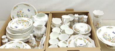 A large quantity of Aynsley Cottage Garden dinner and tea wares, to include dinner plates, dessert p